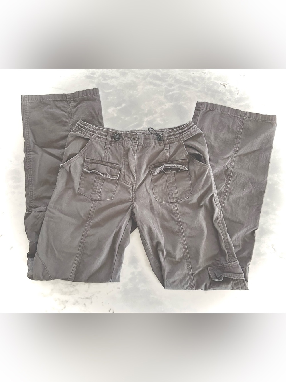 Brandy Melville Gray Cargo Pants